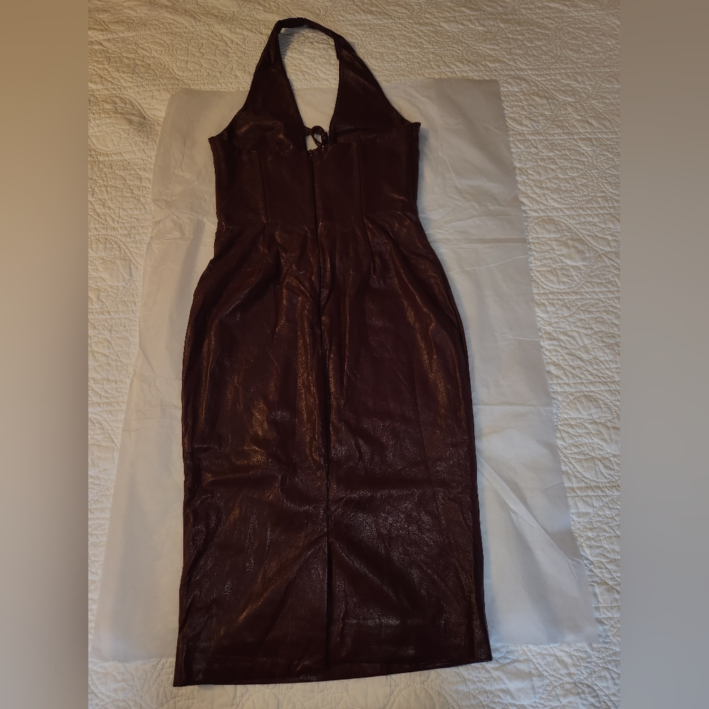 Wine Vegan Leather House of CB 'Jaquetta' medium - Picture 12 of 16